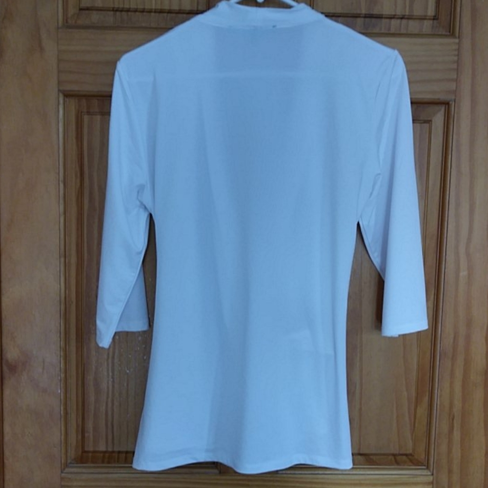 Harve Benard Tunic White Top Size Large - Picture 6 of 10